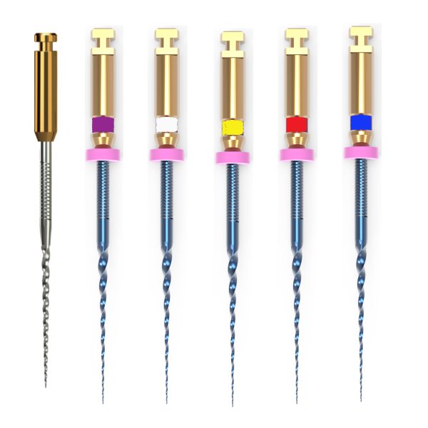 DenFlex Spring Endo File Hi Plus, 25mm asortiment (PATH #10 #15 #20 #25 #30)