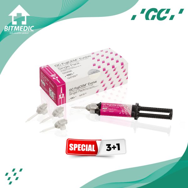 AKCIJA! GC FujiCEM Evolve Single Pack 3+1