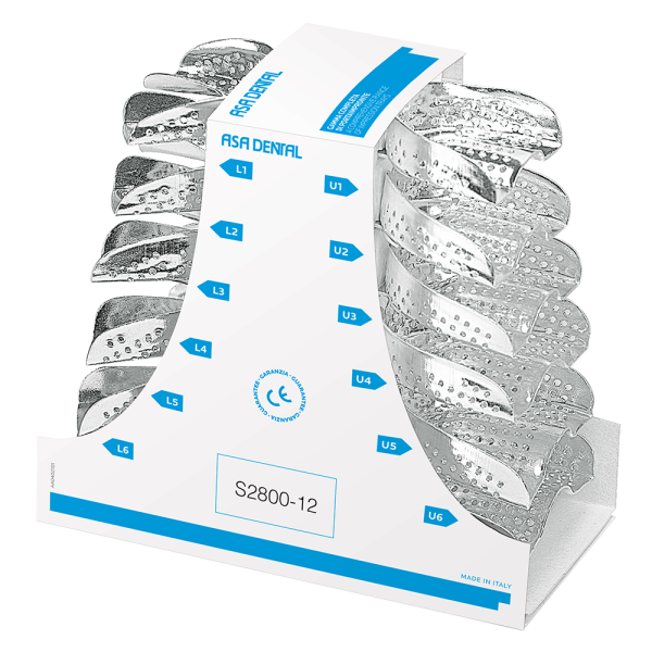 Aluminijumske kašike za otiske (12 komada) ,S2800-12 , INS0000022